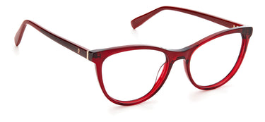 Premium Women Pierre Cardin Eyeglasses: P.C. 8495 - Red - SpecSMART Eye Clinic (Diagonal View)